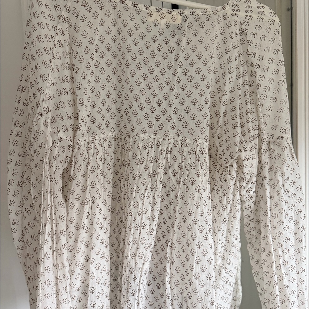 Daughters of India Rashmi Blouse - Cinnamon - Picture 4 of 4
